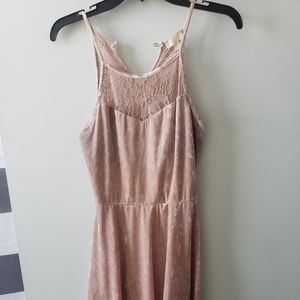 Charming Charlie Small Pink Velvet Dress